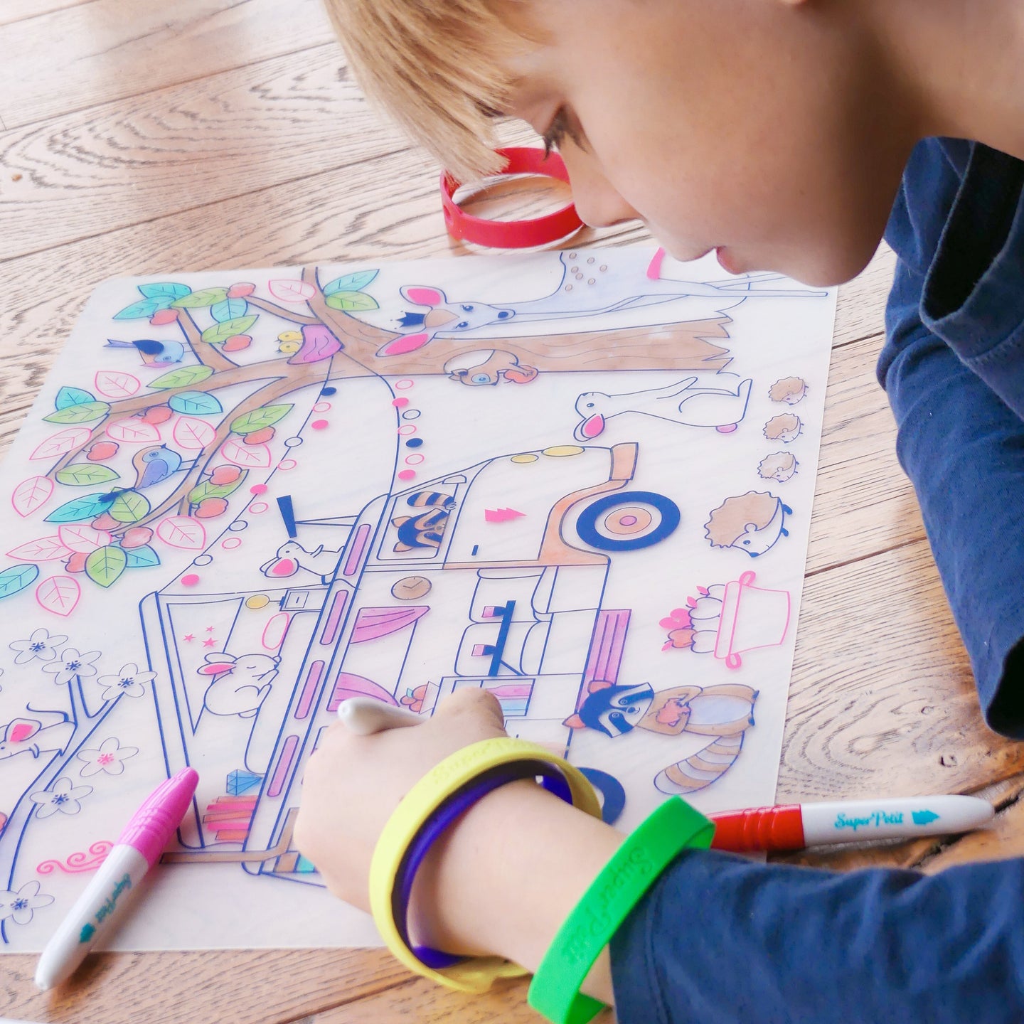 SUPER PETIT. Silicone placemats for painting Artiste Dream Van - Image 3