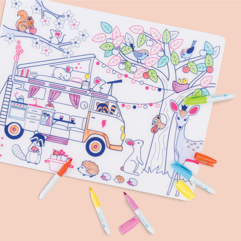 SUPER PETIT. Silicone placemats for painting Artiste Dream Van - Image 5