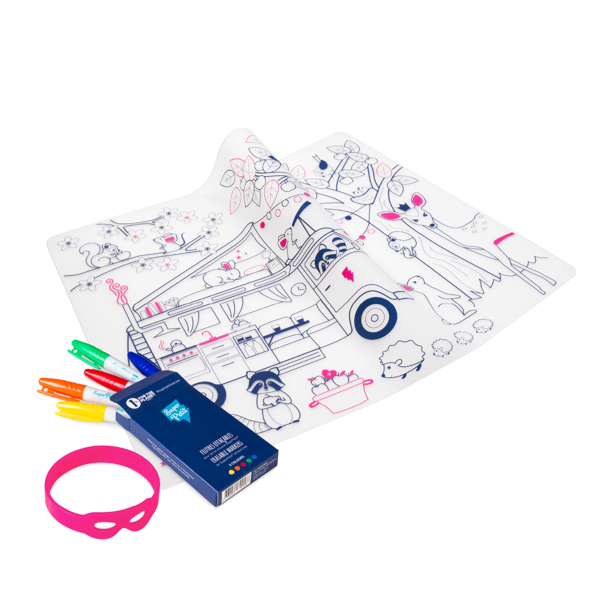 SUPER PETIT. Silicone placemats for painting Artiste Dream Van - Image 6