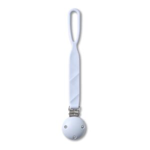 BabyOno: Silicone Pacifier Clip - Blue