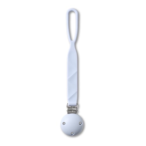 BabyOno: Silicone Pacifier Clip - Blue