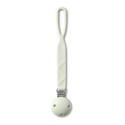 BabyOno Silicone Pacifier Clip - Green