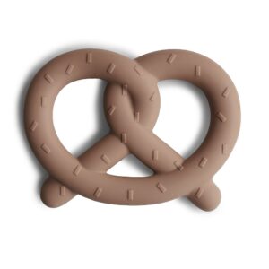 MUSHIE SILICONE TEETHER PRETZEL