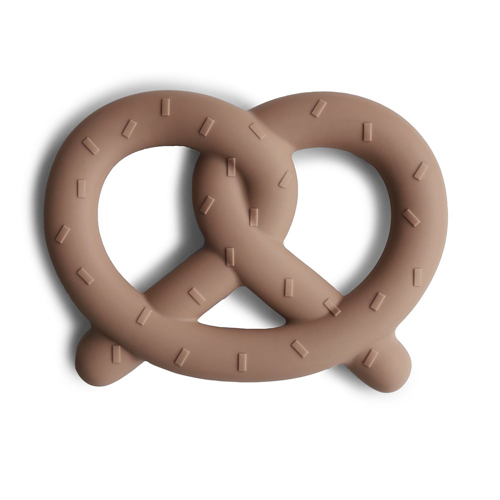 MUSHIE SILICONE TEETHER PRETZEL