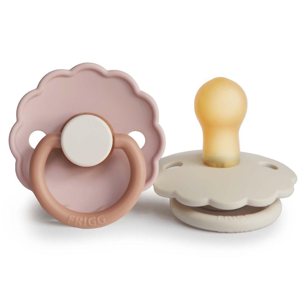 FRIGG 2PCS Latex Daisy - Biscuit/Cream 0-6 Months