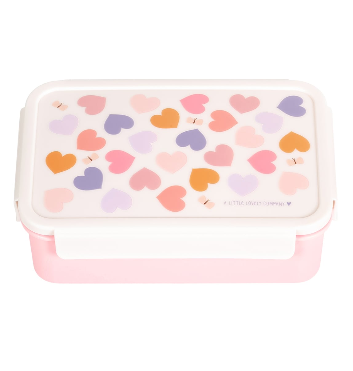 A little lovely company: Bento lunch box with dividers - 1.2 L - Hearts
