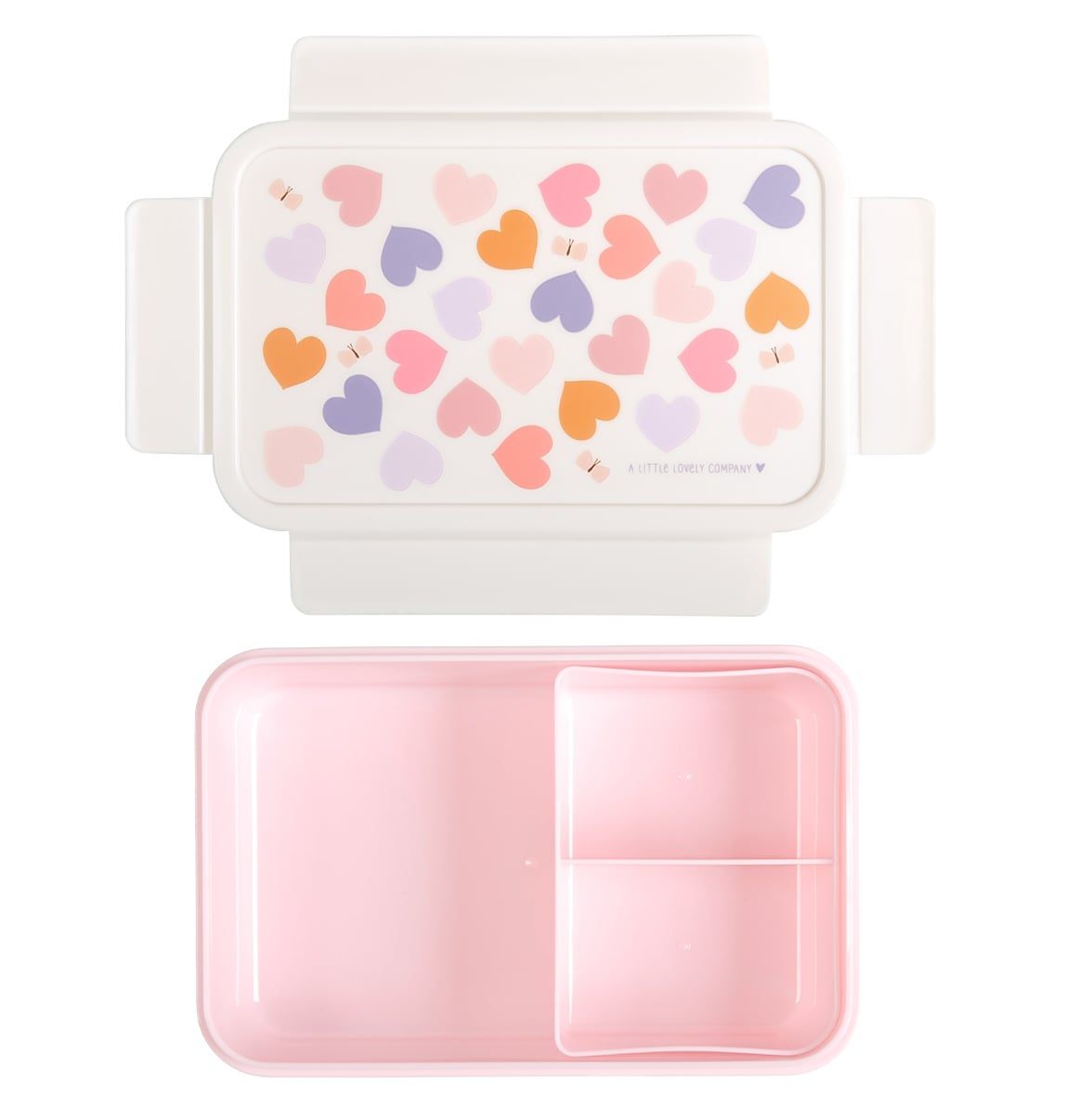 A little lovely company: Bento lunch box with dividers - 1.2 L - Hearts - Image 8