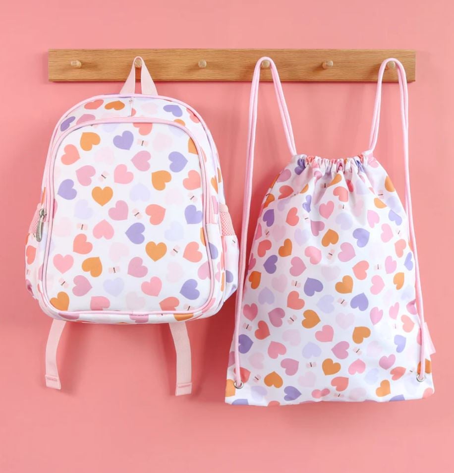A little lovely company: Backpack with insulated pocket - Hearts - Image 11