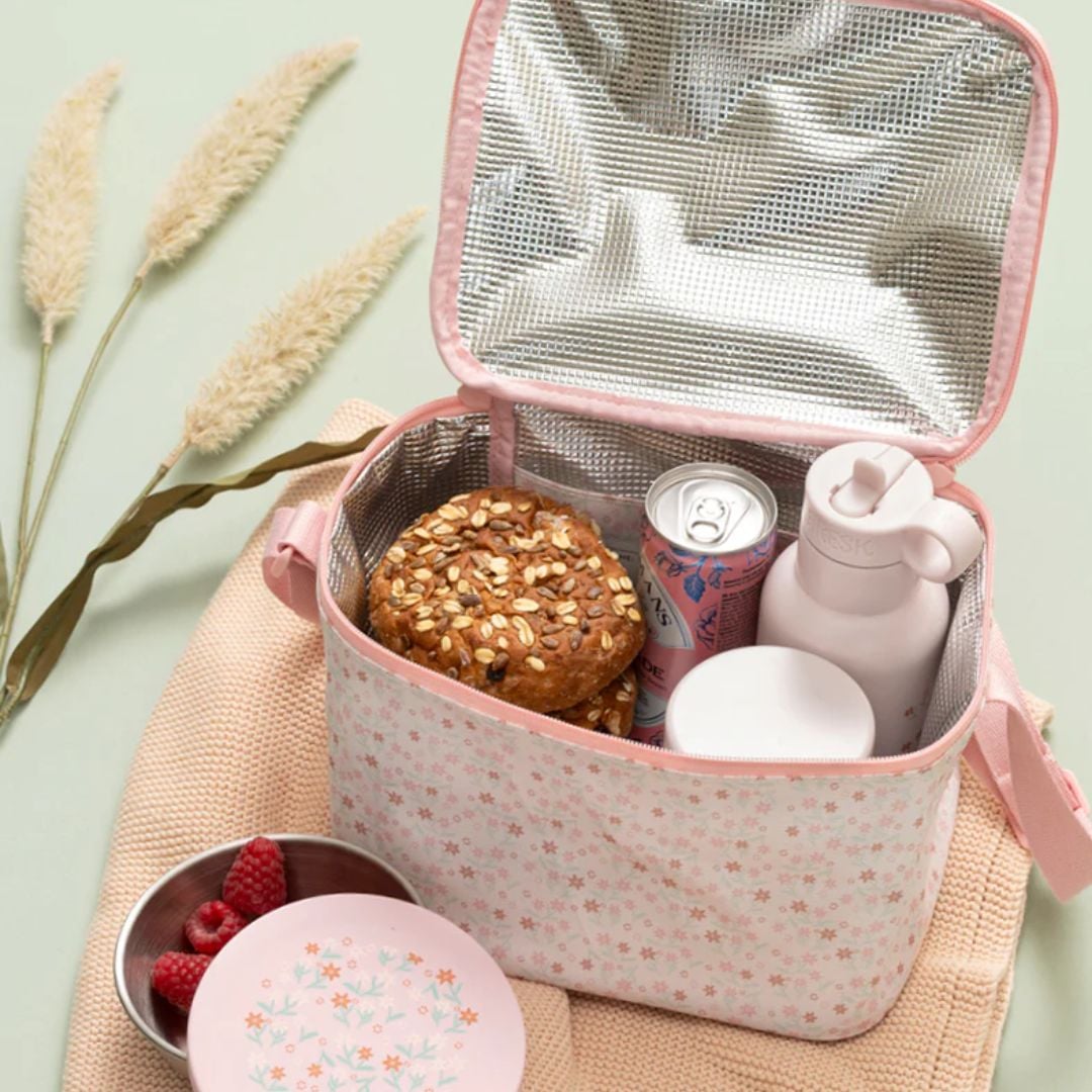 Fresk Cooler Lunch bag large Garden flowers - Image 5