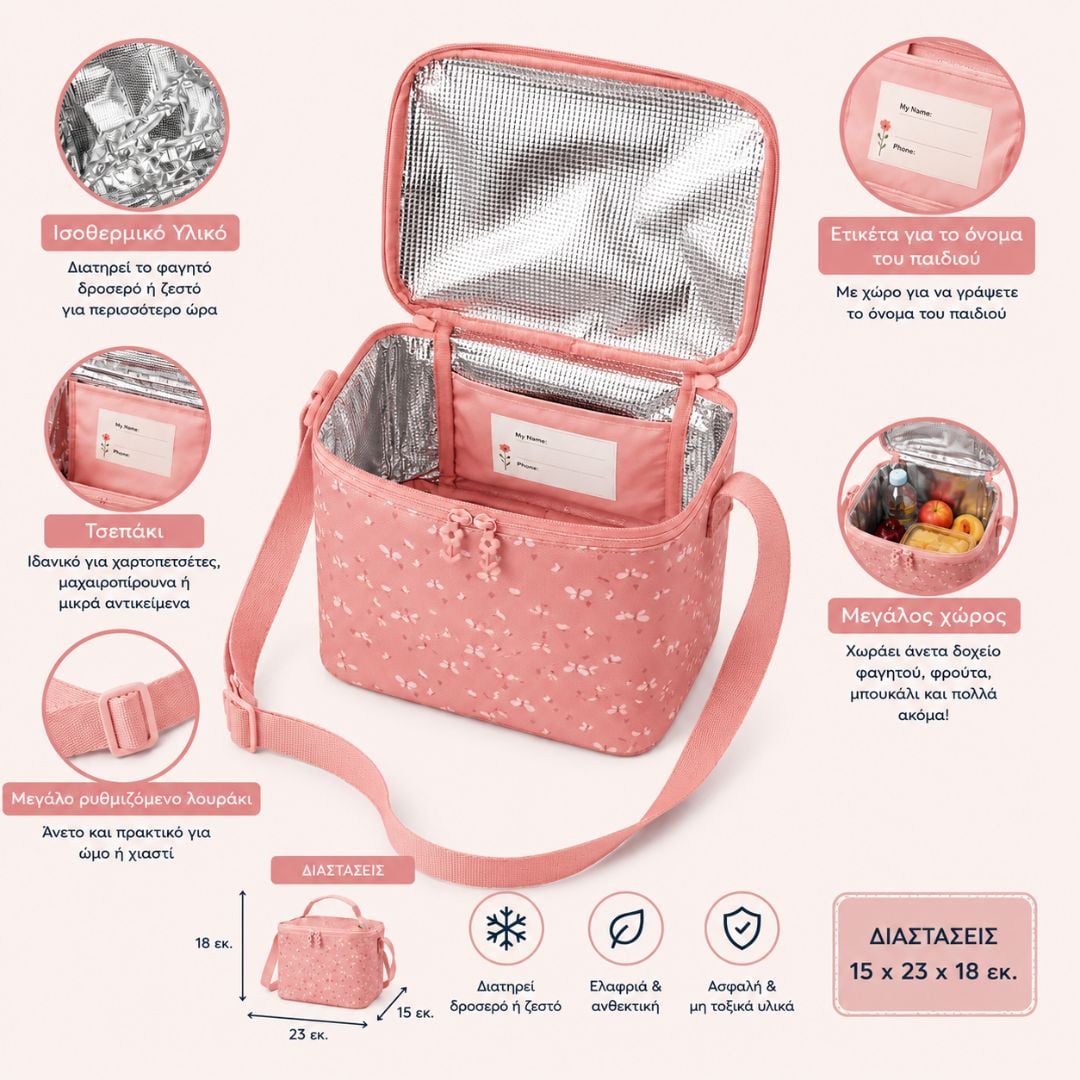 Fresk Cooler Lunch bag Large Butterfly - Image 3