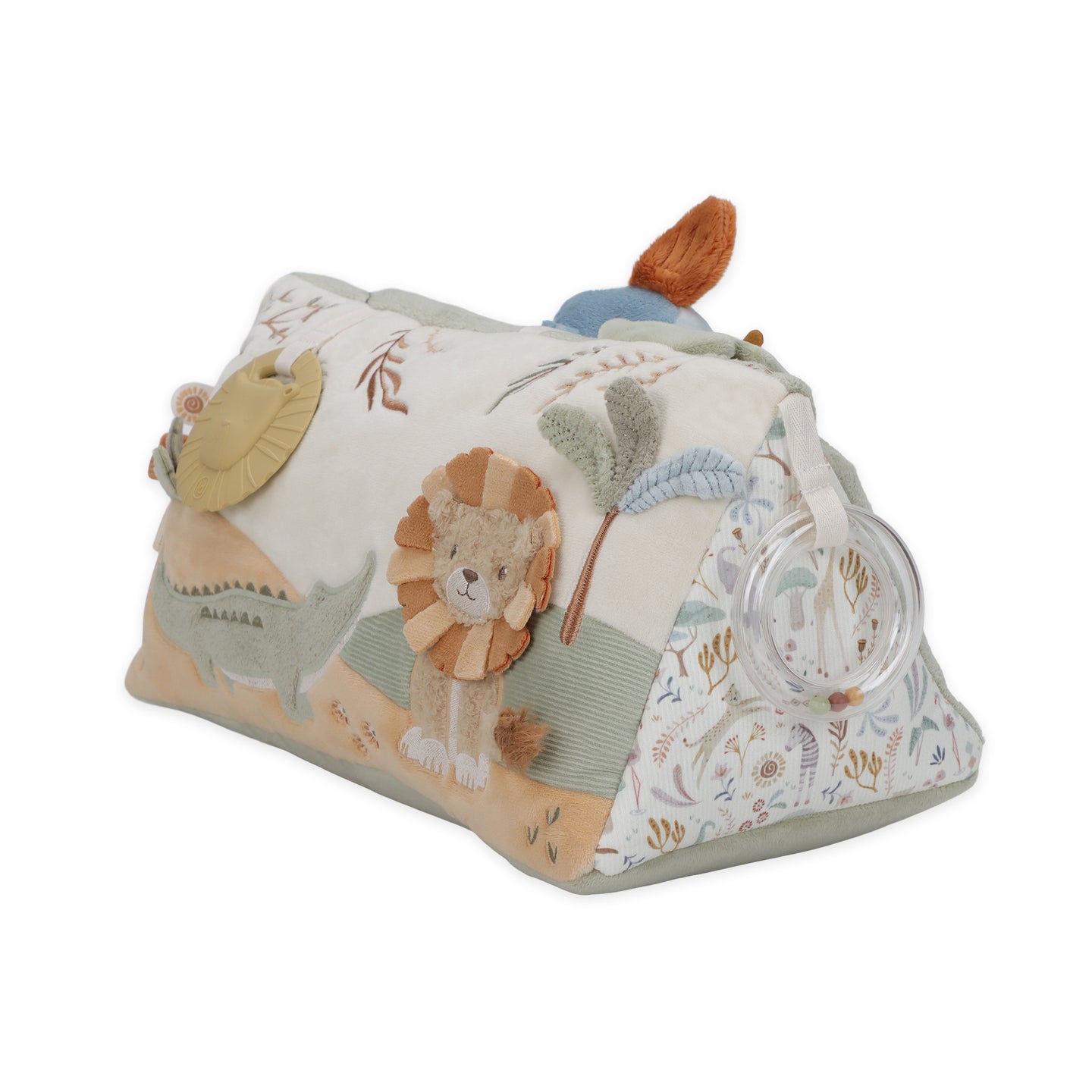 LITTLE DUTCH. Safari Friends GRS fabric activity triangle - Image 5