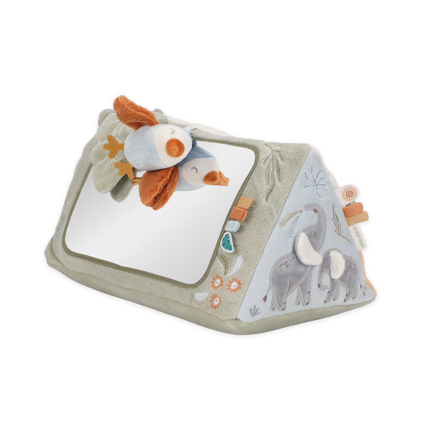 LITTLE DUTCH. Safari Friends GRS fabric activity triangle - Image 13