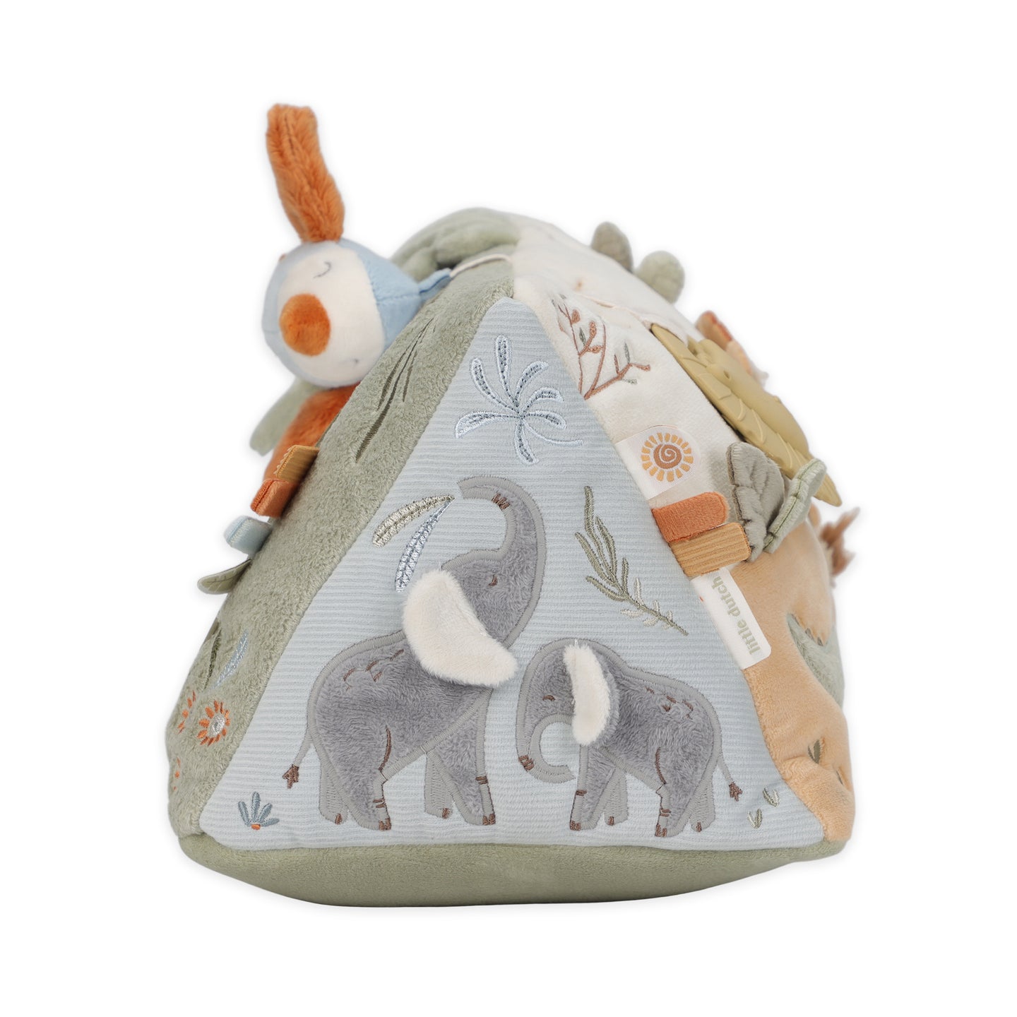 LITTLE DUTCH. Safari Friends GRS fabric activity triangle - Image 15