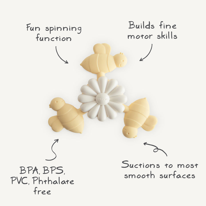 MUSHIE Suction Spinner Toy Bee - Image 2