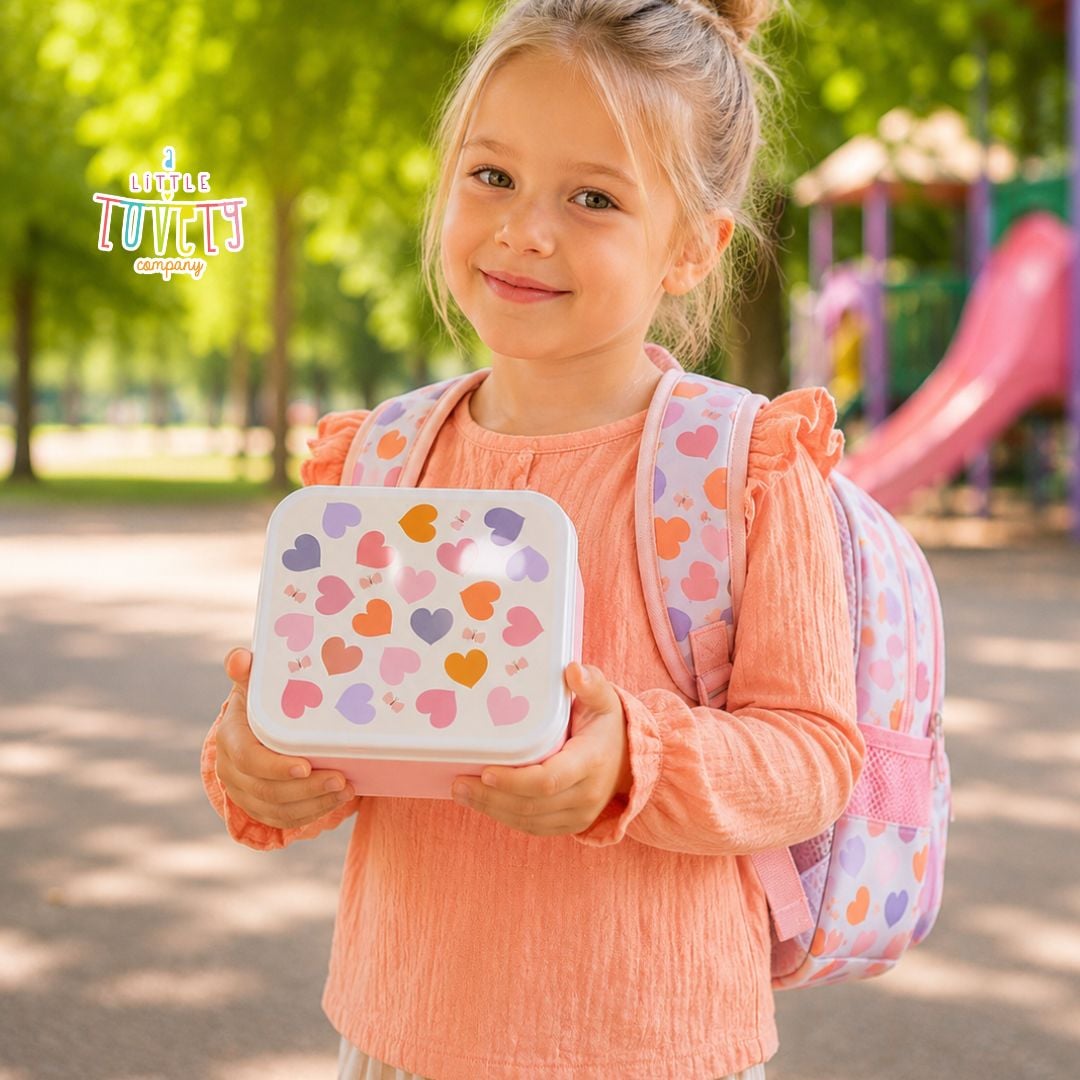 A little lovely company: Set of 4 Lunch & Snack Box -Hearts - Image 4