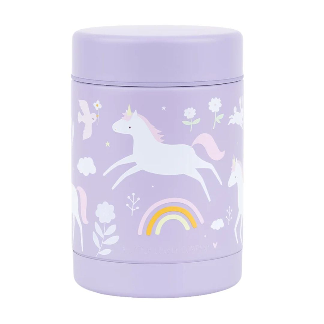 A little lovely company: Stainless steel food thermos 300ml-Unicorn Dreams - Image 6