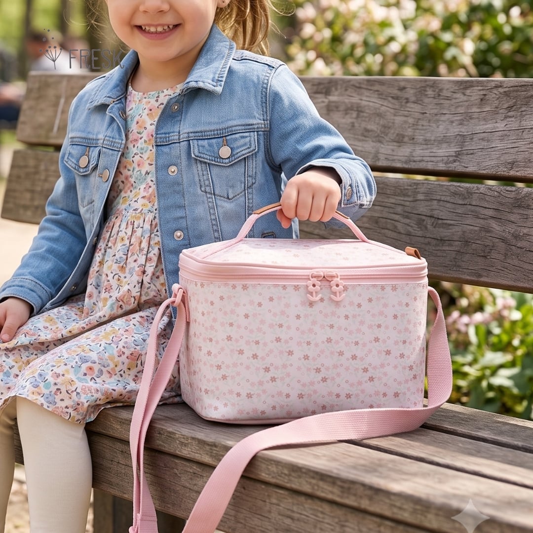 Fresk Cooler Lunch bag large Garden flowers - Image 2