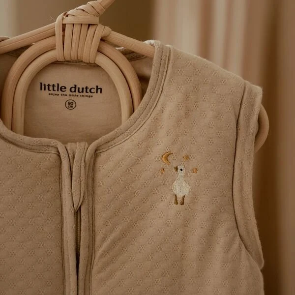 LITTLE DUTCH Winter Sleeping bag Beige Newborn Naturals 90 cm - Image 5
