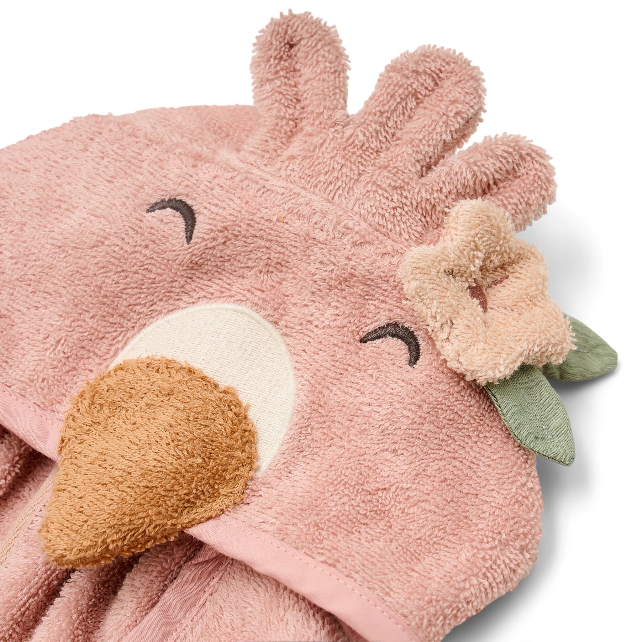 LITTLE DUTCH. Bathrobe Flamingo - Pink Νο 86/92 - Image 5