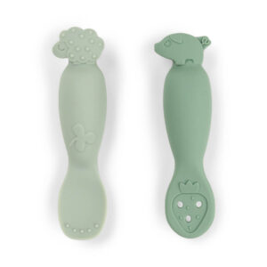 DONE BY DEER LEARNING SPOON TINY FARM GREEN