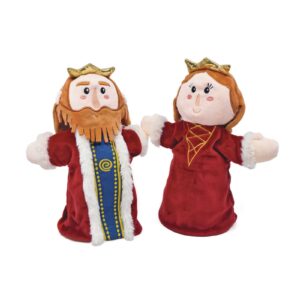 Svoora double-sided hand puppet King-Queen 25 cm.