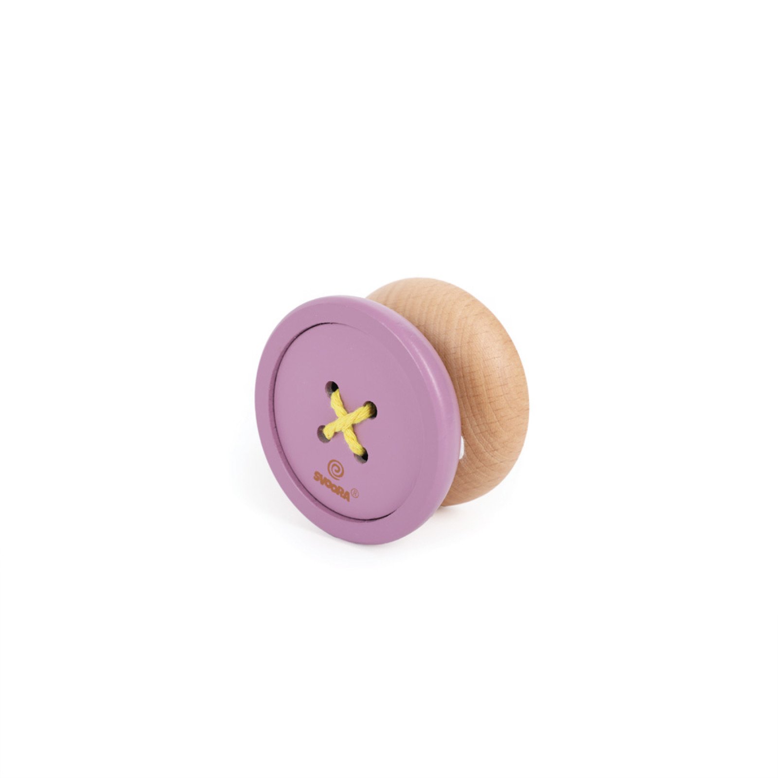 Svoora wooden yoyo purple button