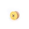 Svoora wooden yoyo yellow button