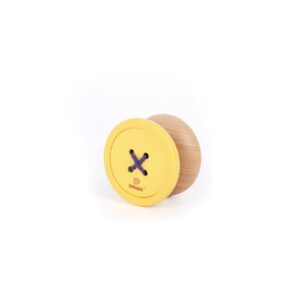 Svoora wooden yoyo yellow button