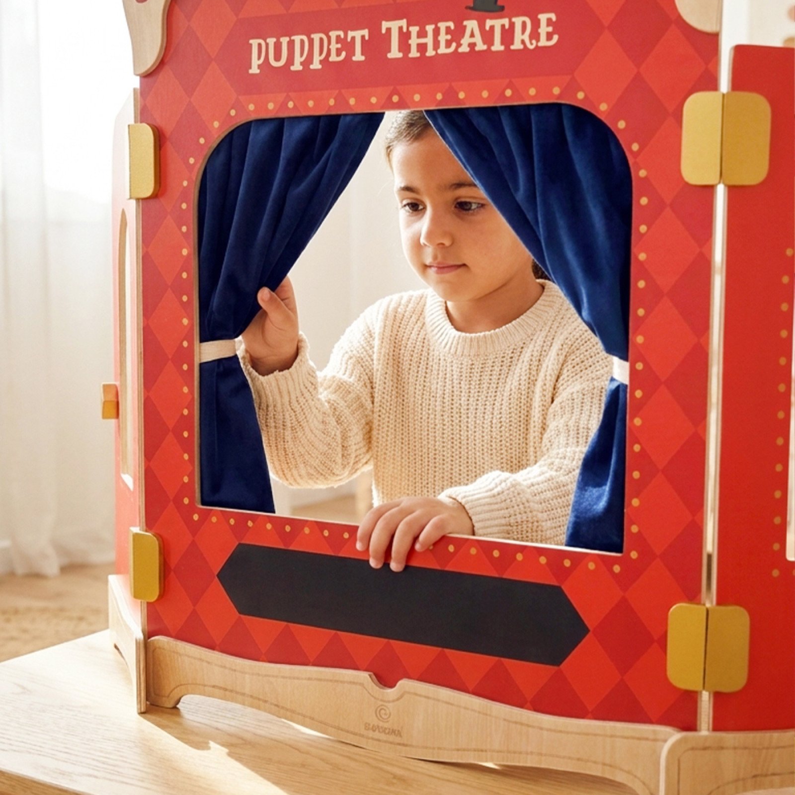 Svoora Wooden tabletop Puppet Theater - Image 2