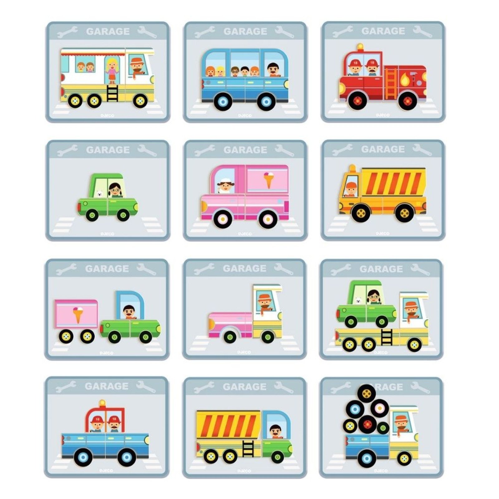 Djeco Magnetic Box Vehicles - Image 5