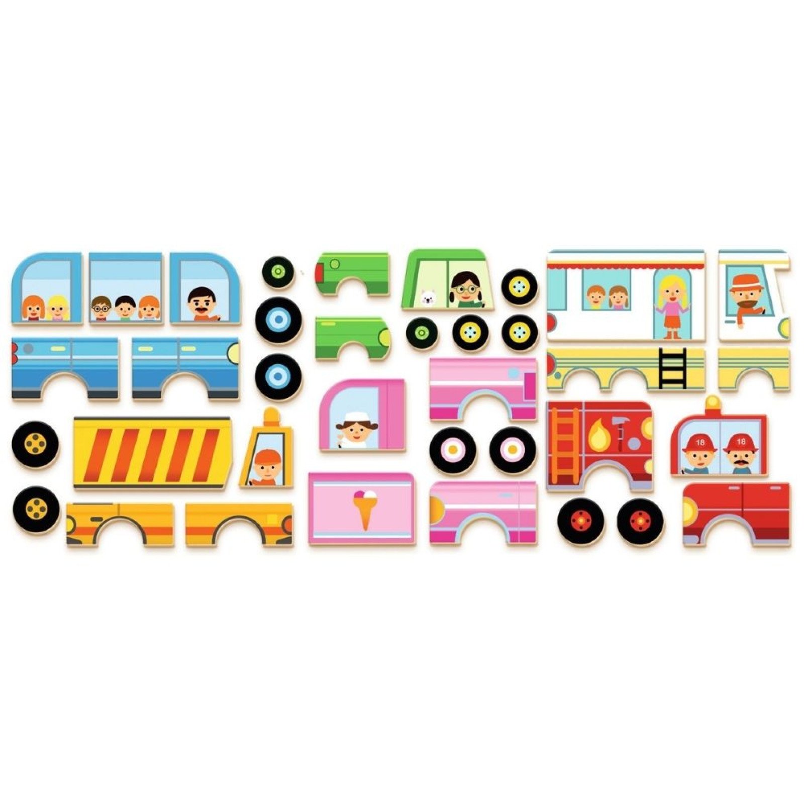 Djeco Magnetic Box Vehicles - Image 6