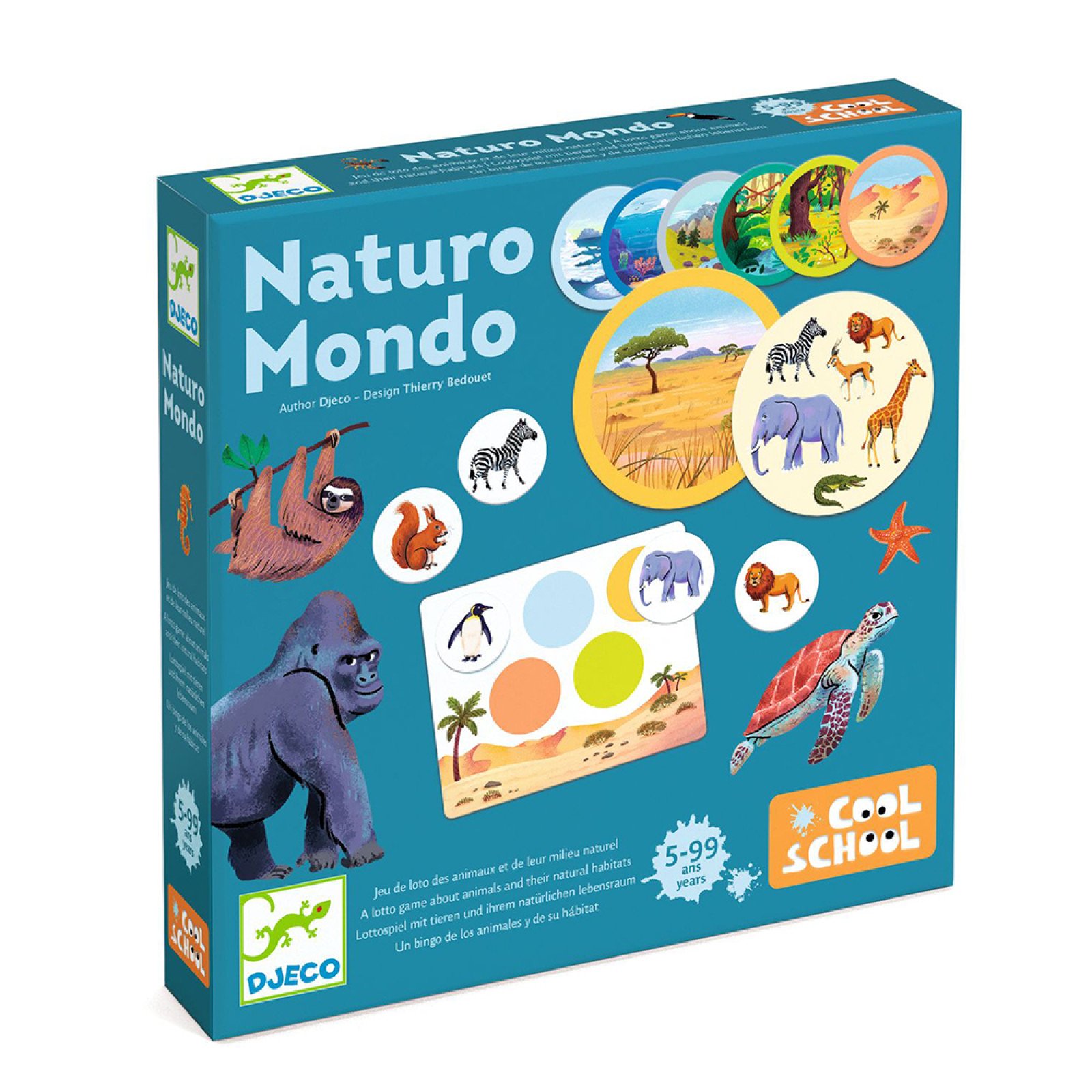 Djeco Lotto Board Game “Animals and Habitats“