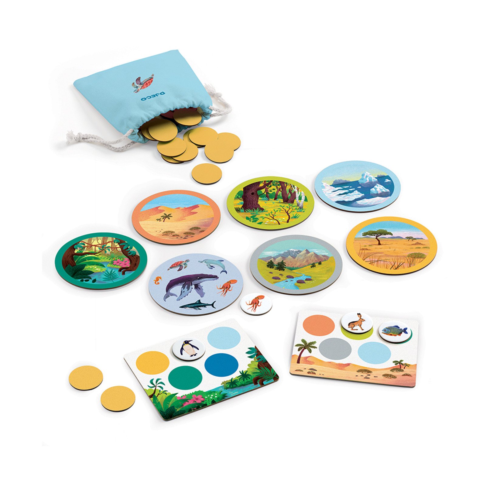 Djeco Lotto Board Game “Animals and Habitats“ - Image 2