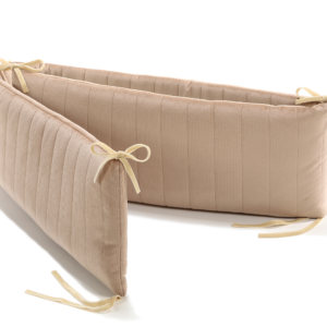 LA MILLOU VELVET COT BUMPER MOCCA