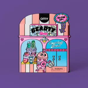 OMY. Coloring Book with Stickers Beauty Shop