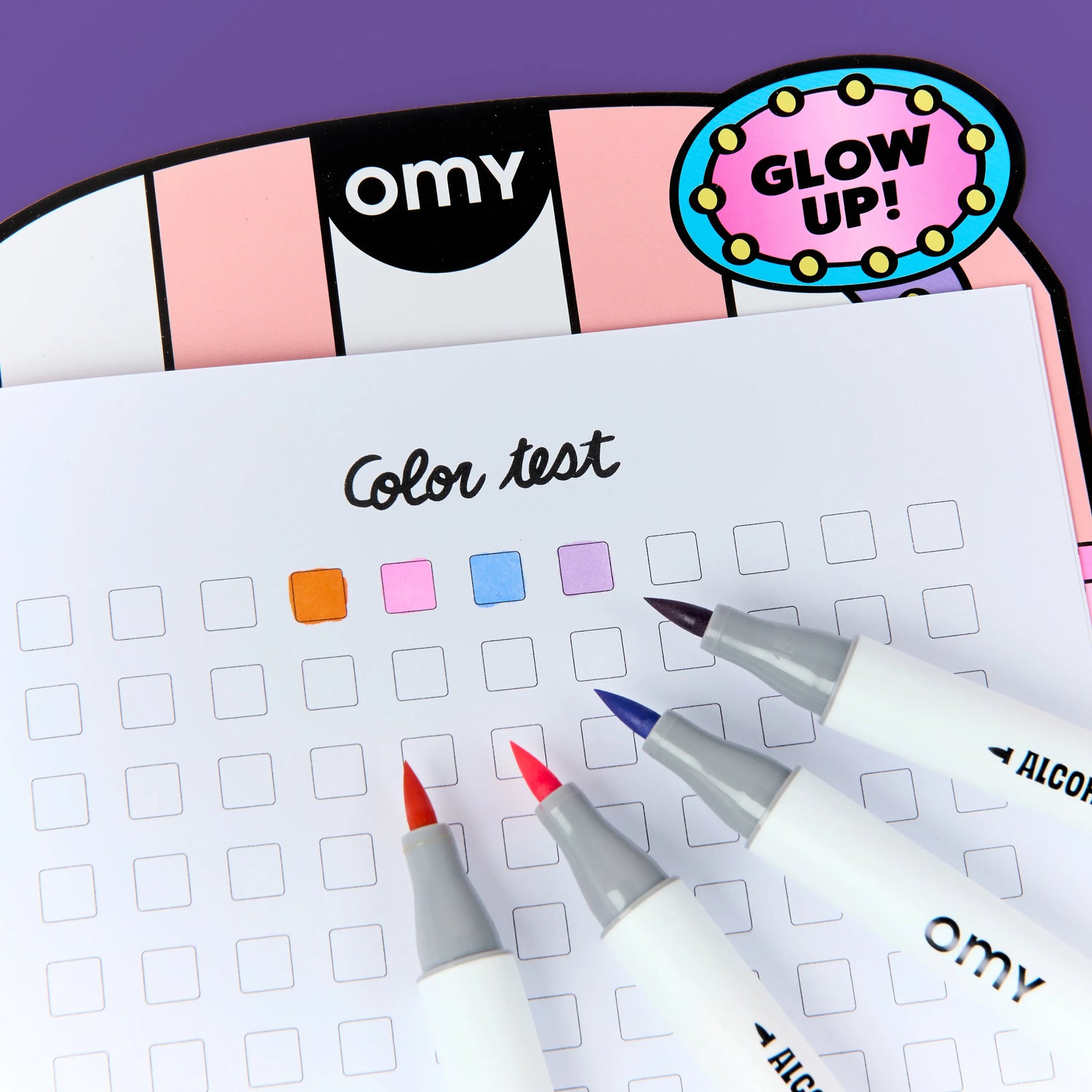 OMY. Coloring Book with Stickers Beauty Shop - Image 3