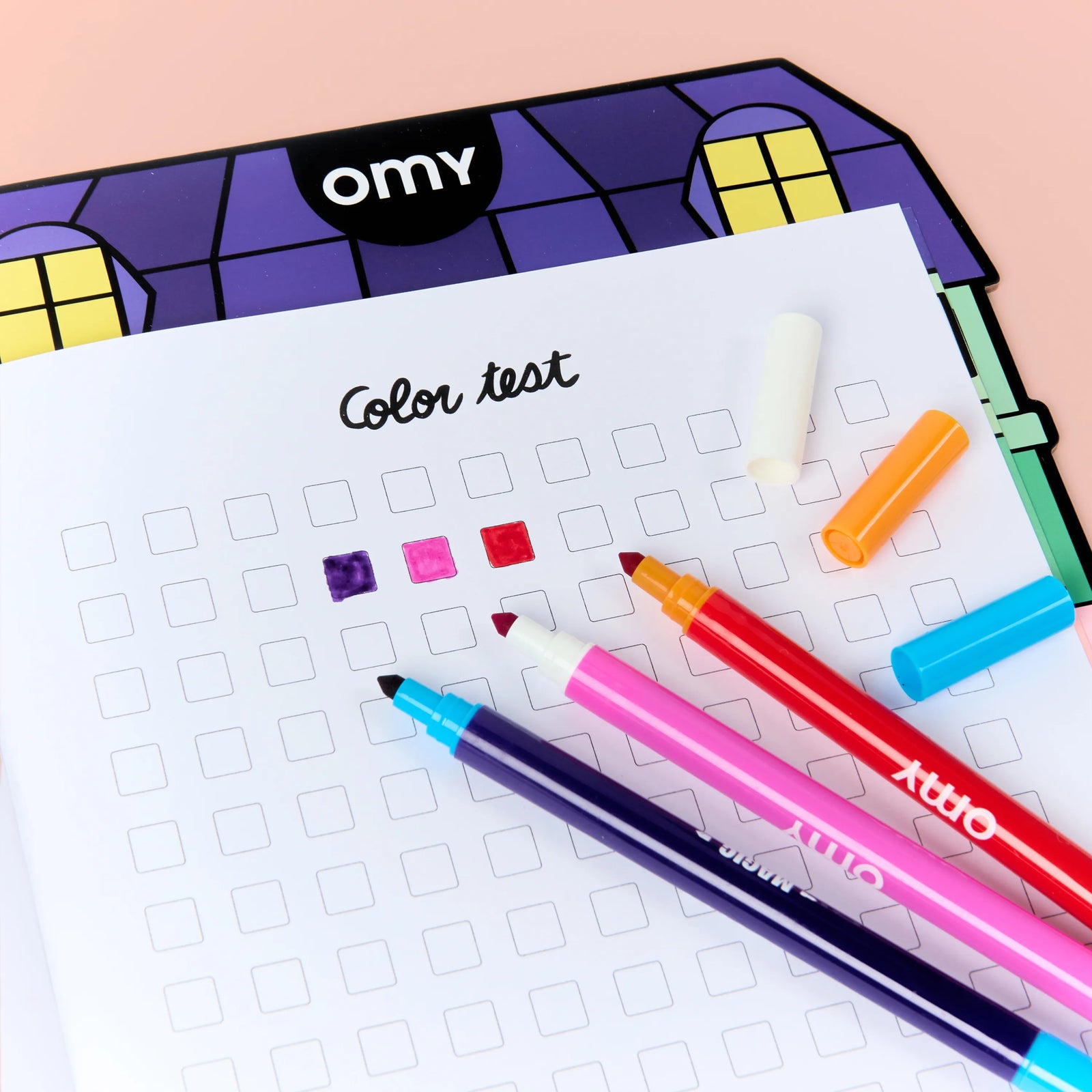 OMY. Coloring Book with Stickers French Baguette - Image 4