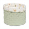 LITTLE DUTCH. Medium quilted changing basket Safari Leo