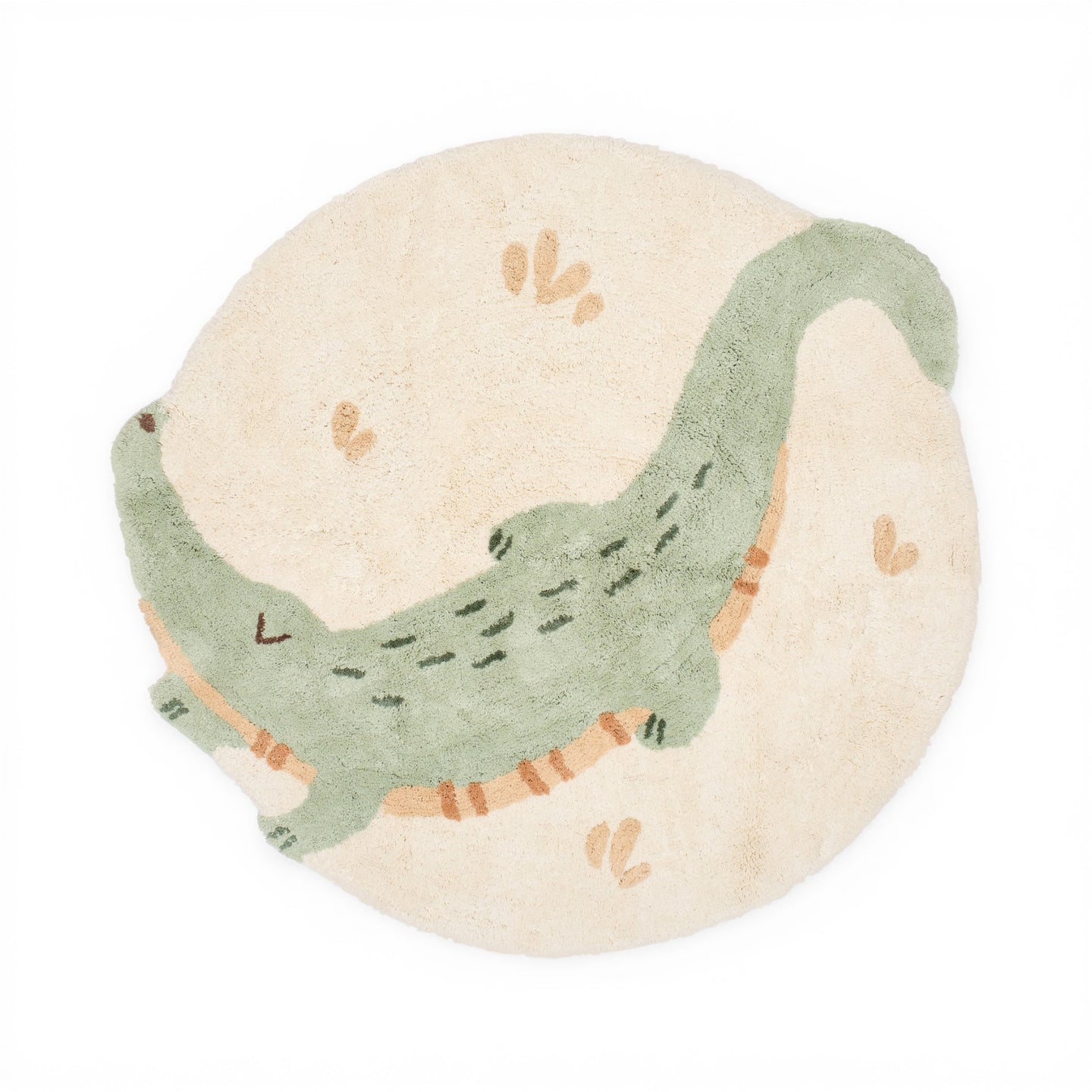 LITTLE DUTCH. Crocodile room rug 120x117