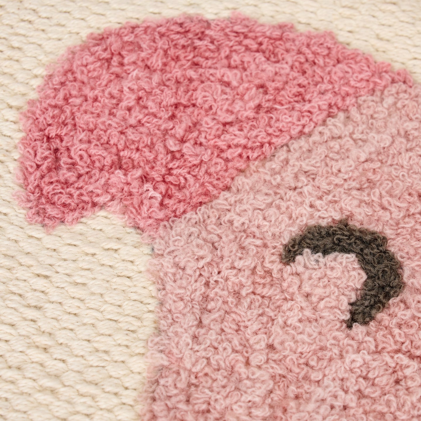 LITTLE DUTCH. Flamingo room rug 110x110 - Image 2