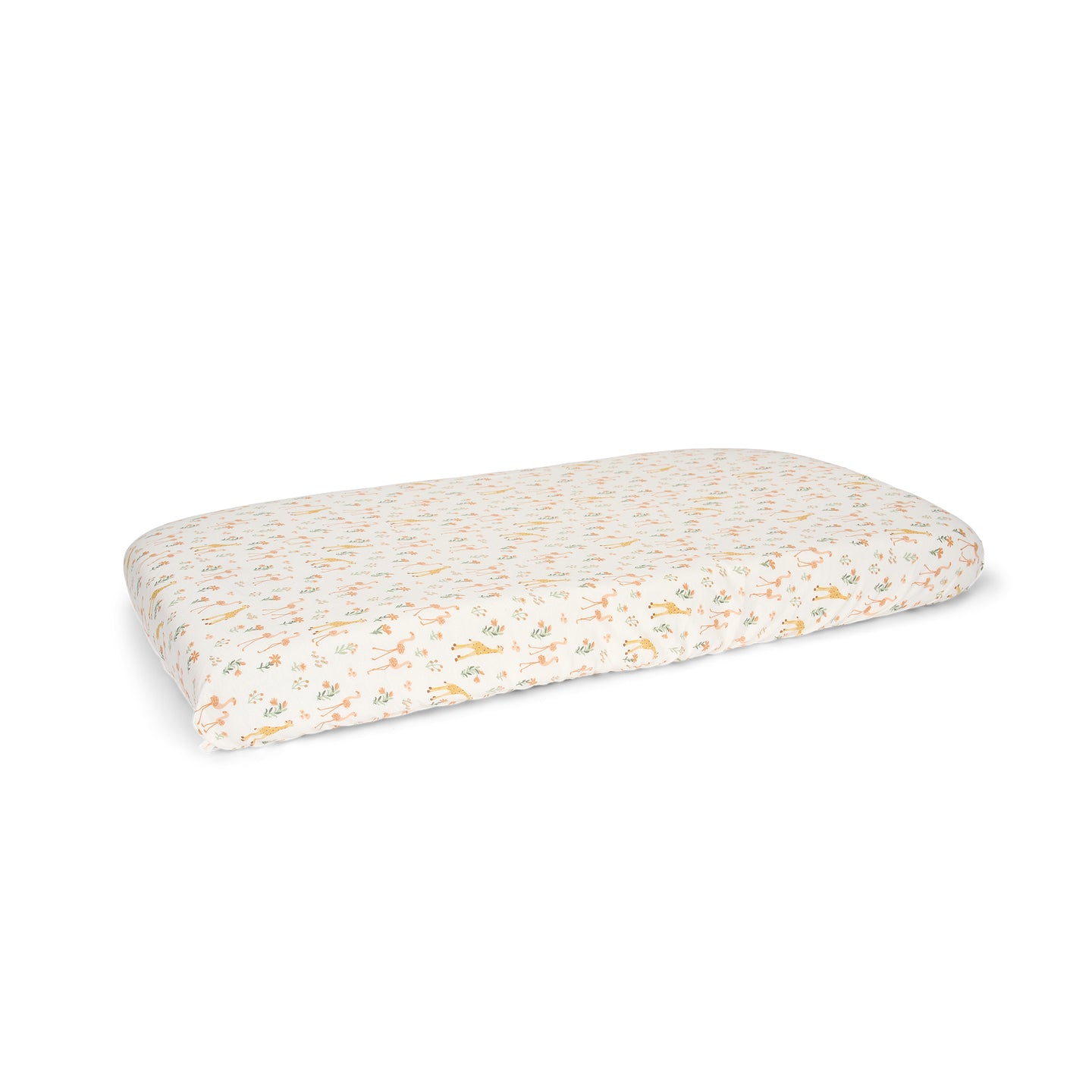 LITTLE DUTCH. Fitted sheet Blooming Safari 70x140/150