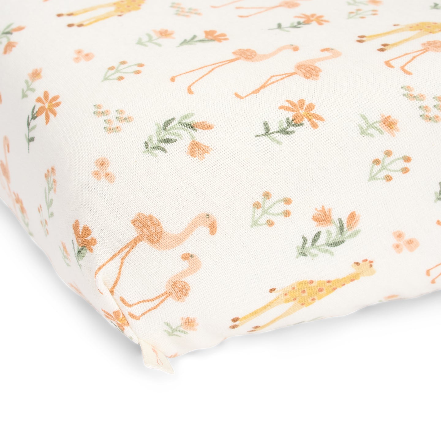 LITTLE DUTCH. Fitted sheet Blooming Safari 70x140/150 - Image 2