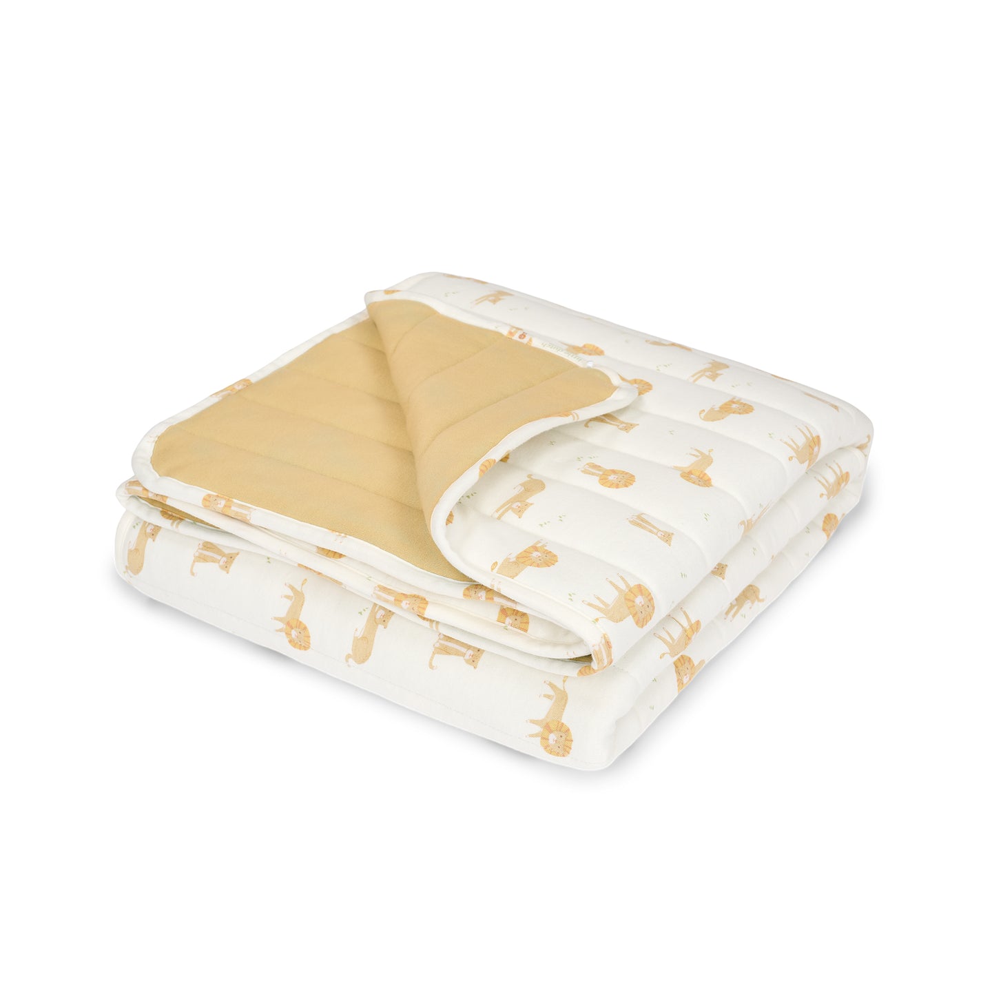 LITTLE DUTCH. Quilted blanket Safari Leo 70x100 - Image 2