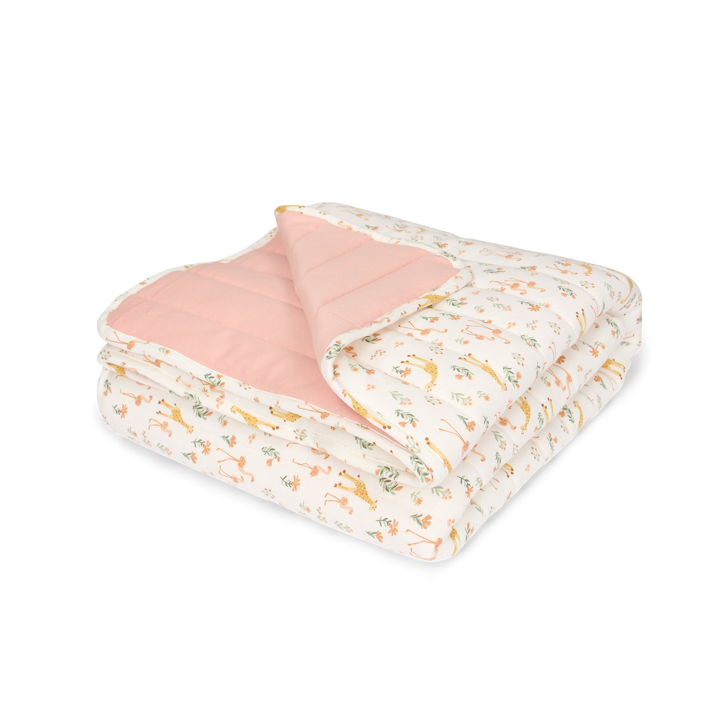 LITTLE DUTCH. Quilted blanket Blooming Safari 70x100 - Image 2