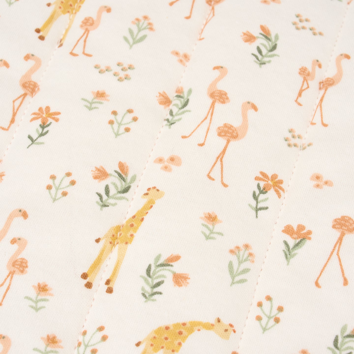 LITTLE DUTCH. Quilted blanket Blooming Safari 70x100 - Image 3