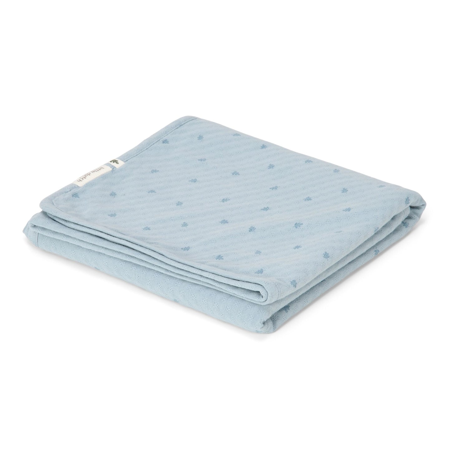 LITTLE DUTCH. Summer blanket Pure Denim Blue 110x140