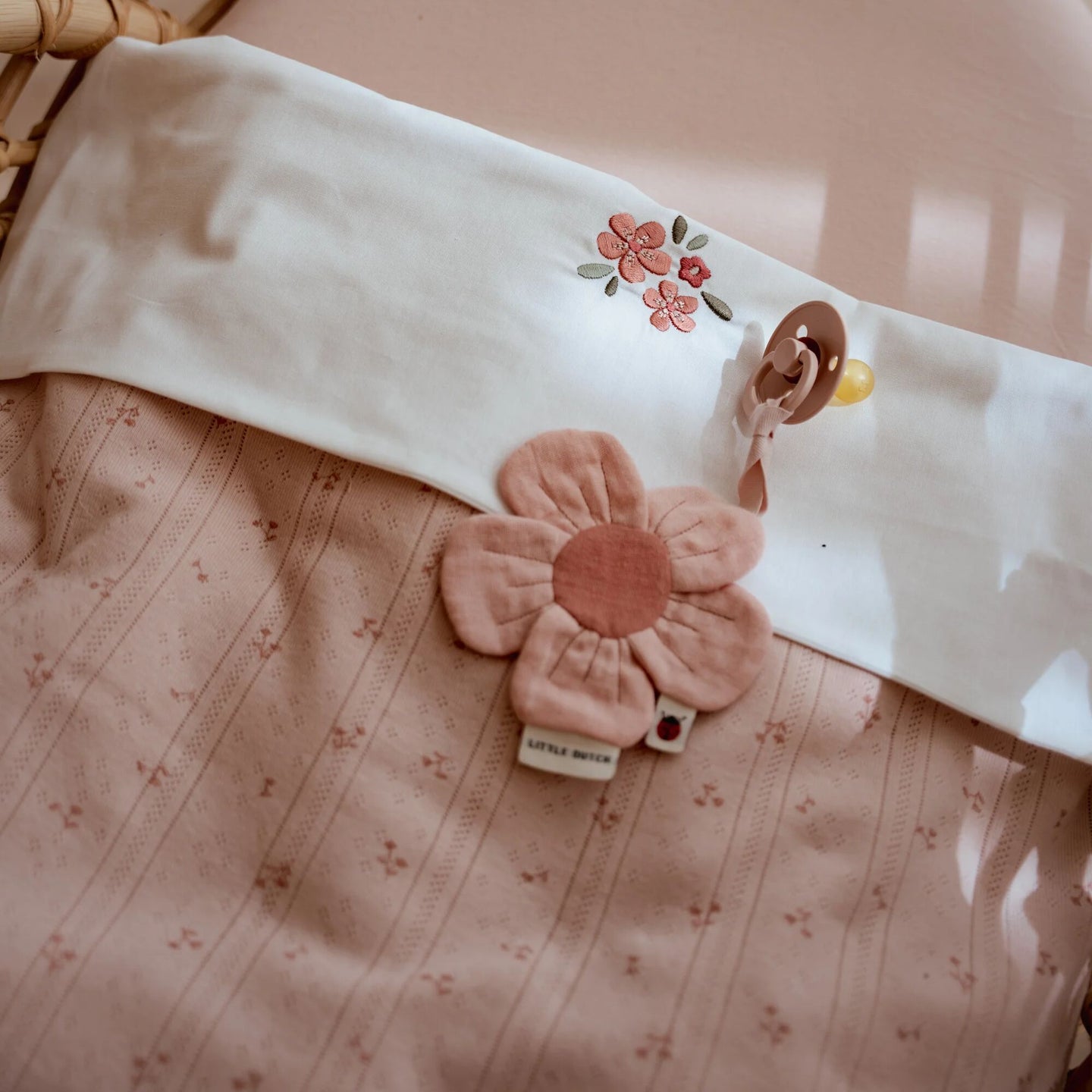 LITTLE DUTCH. Summer blanket Pure Blossom 70x100 - Image 5