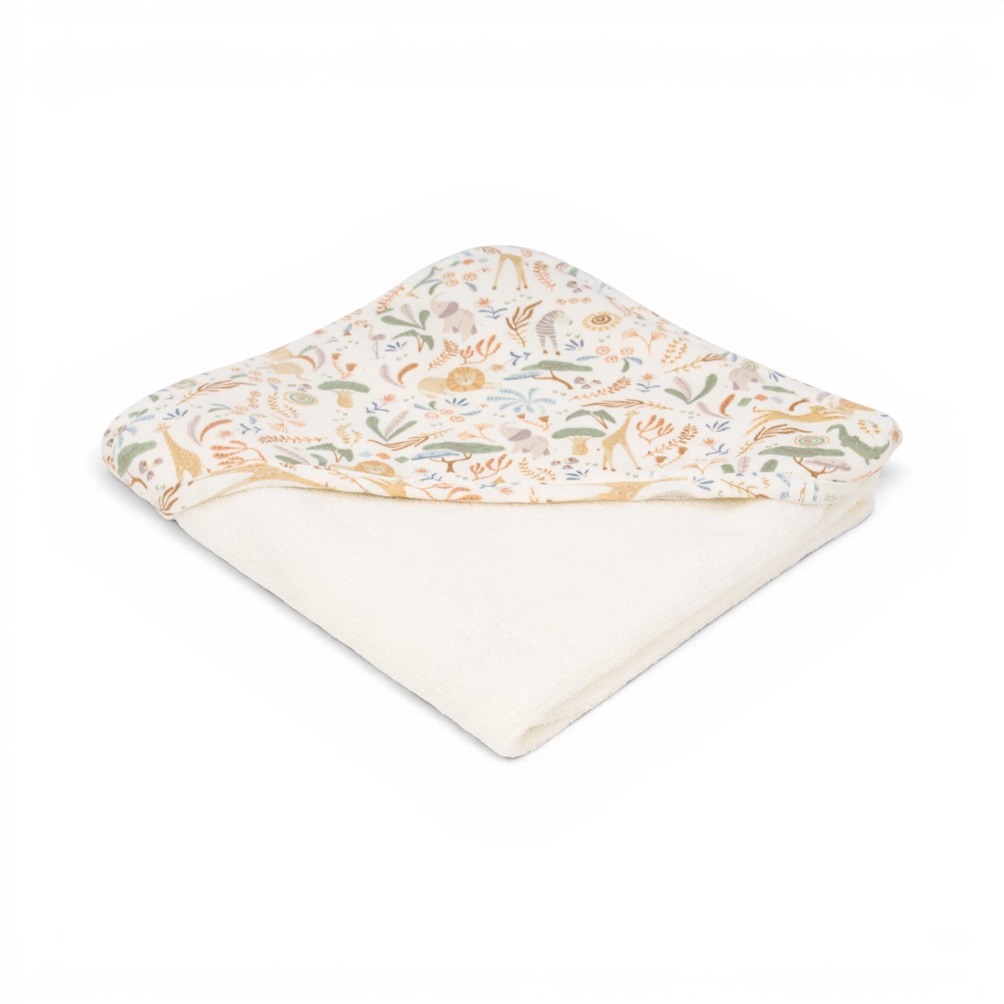 LITTLE DUTCH. Safari Wonders Bath Towel 100x100 - Image 5