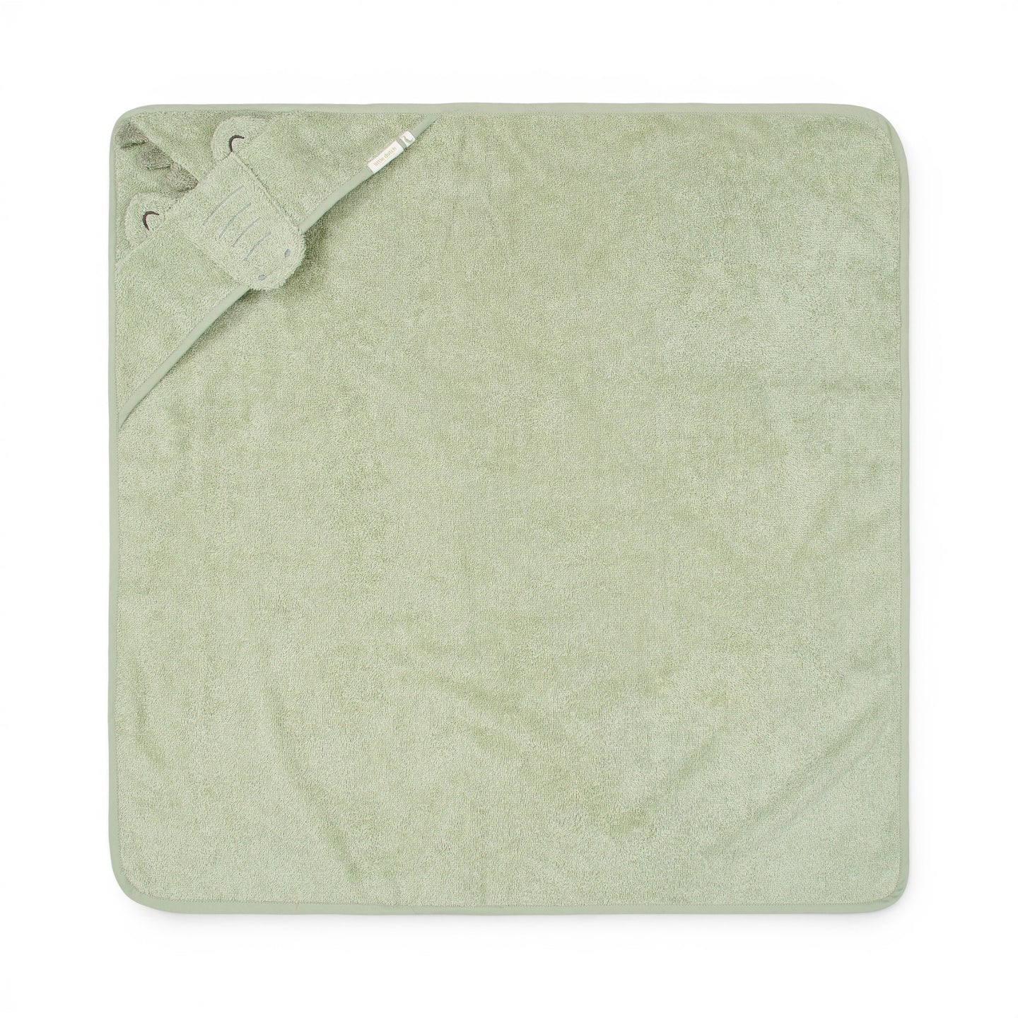 LITTLE DUTCH. Crocodile Hooded Towel 100x100