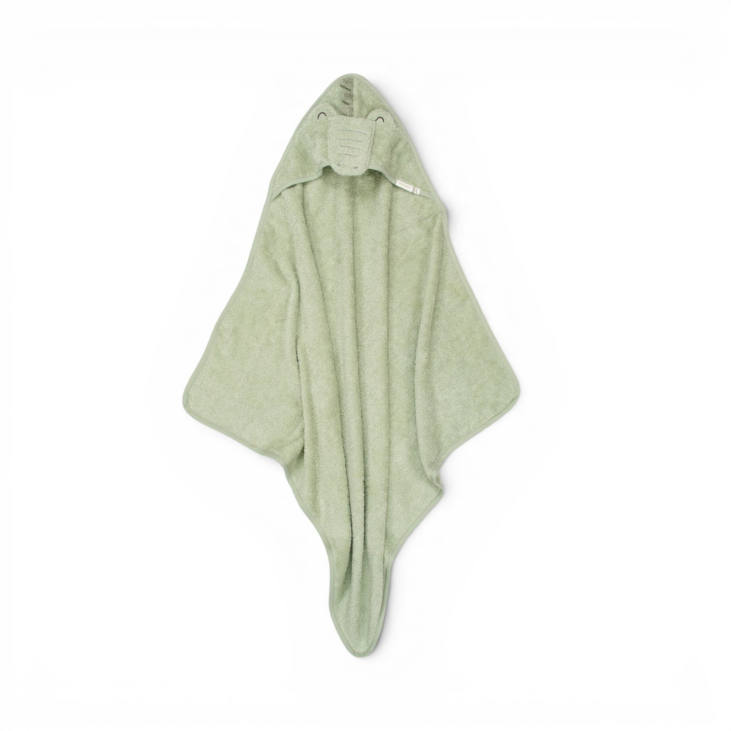 LITTLE DUTCH. Crocodile Hooded Towel 100x100 - Image 5